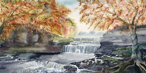 Autumn Aysgarth Falls