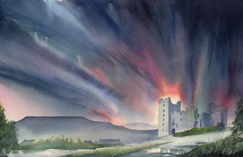 Bolton Castle After the Rain